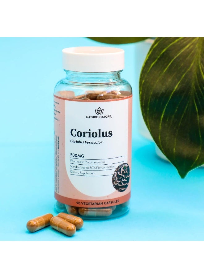 Nature Restore Coriolus Versicolor Mushroom Extract Supplement - Image 2