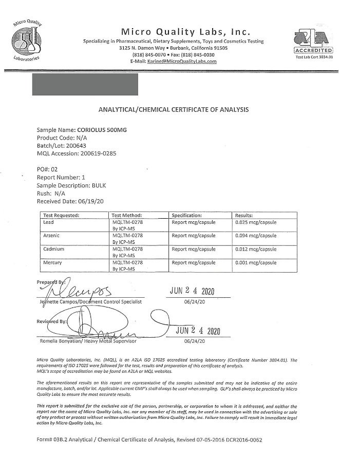 Nature Restore Coriolus Versicolor Mushroom Extract Supplement - Image 5