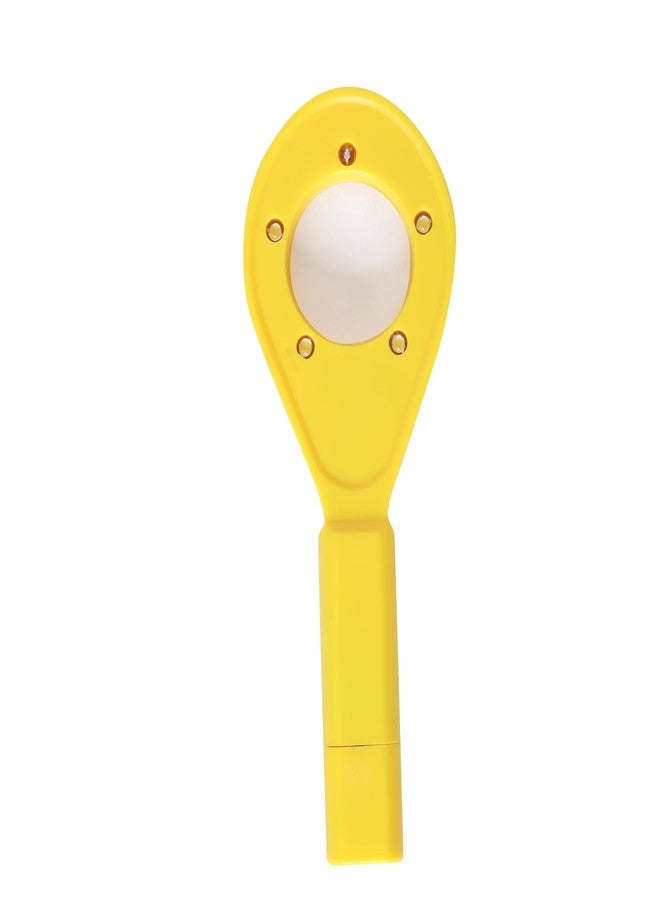 LABZIO Portable LED Lighted Magnifying Glass, 60mm Lens with 4 Color Options - Yellow | Ideal for Reading, Crafts, Jewelry & Detailed Inspection - Image 1