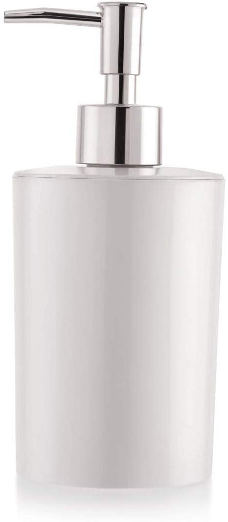 AmigozZ refillable Liquid soap Dispenser with Brushed Plastic Pump Head (White) - Image 5