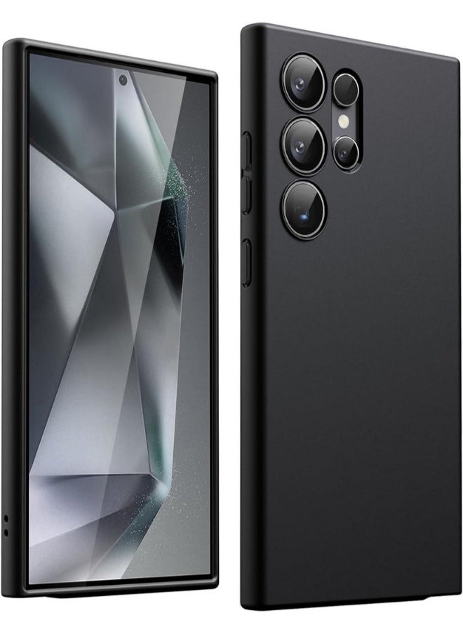 Protect PROTECT Premium Silicon Magnetic Phone Case for Samsung S25 Ultra | Black, Anti-Scratch, Full Protection, Wireless Charging Compatible, High Quality – Model: SMS25UBLK  - Image 1