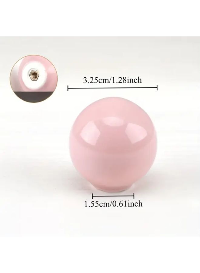 Nordic Style Cat Cabinet Handles Brown Cat Brown Ball Pull Set - Image 4