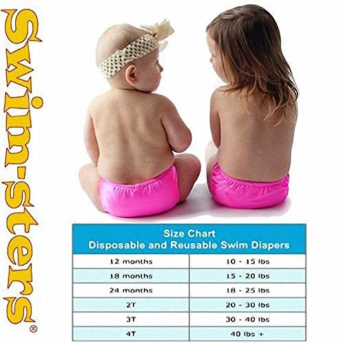 My Pool Pal My Pool Pal Reusable Swim Diaper, Royal Blue, 4T  - Image 2