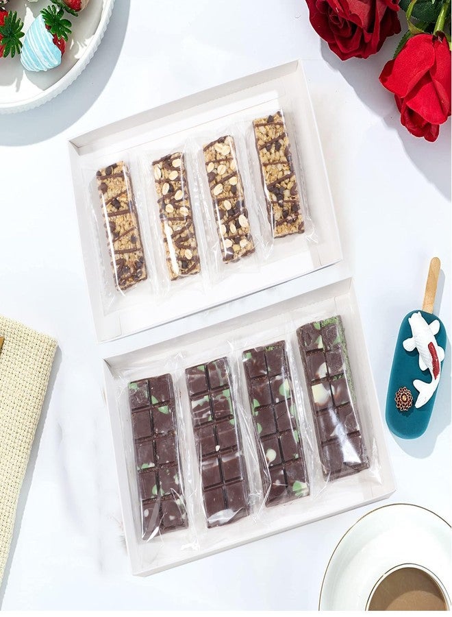 ROSPAKTEK 100Pack 3x6Inches Granola Bar Bags Cakesicle Packaging Bags Rice KrispiesTtreats Individually Wrapped Cellophane Packaging for Treat Cereal Bar Cookies Macaron Soap Chocolate Truffle - Image 5