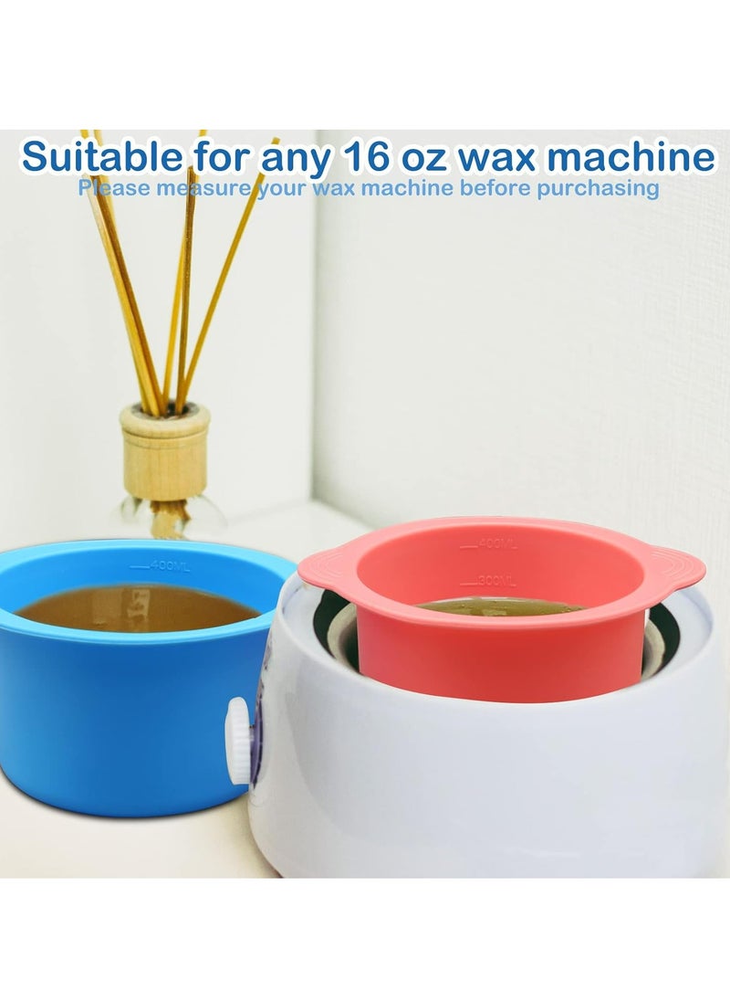 Oasisgalore - 2 Pcs Silicone Non-Stick Wax Melt Warmer Liner，Wax Warmer Machine Reuse Wax Melt Warmer Wax Pot Replacement for Hair Removal - Image 1