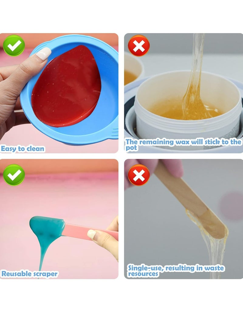 Oasisgalore - 2 Pcs Silicone Non-Stick Wax Melt Warmer Liner，Wax Warmer Machine Reuse Wax Melt Warmer Wax Pot Replacement for Hair Removal - Image 1