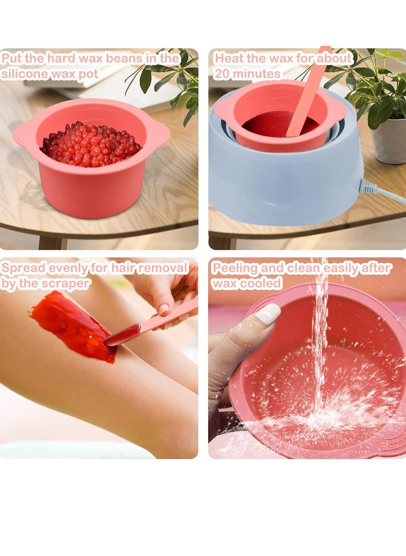 Oasisgalore - 2 Pcs Silicone Non-Stick Wax Melt Warmer Liner，Wax Warmer Machine Reuse Wax Melt Warmer Wax Pot Replacement for Hair Removal - Image 1