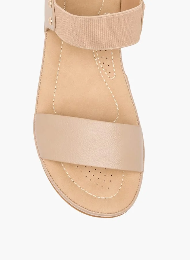 فلورا بيلا من شو إكسبرس Women Solid Comfort Sandals with Elasticated Strap
