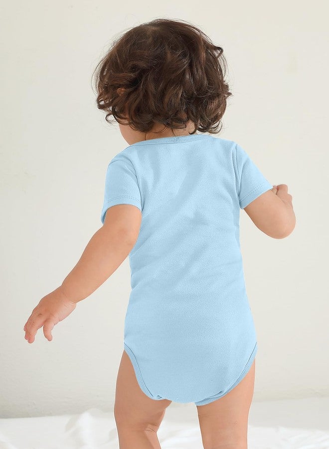 BesserBay Baby Boys Newborn Blue Bodysuit First Mothers Day Happy 1st Mothers Day Onesie 3-6 Months - Image 4