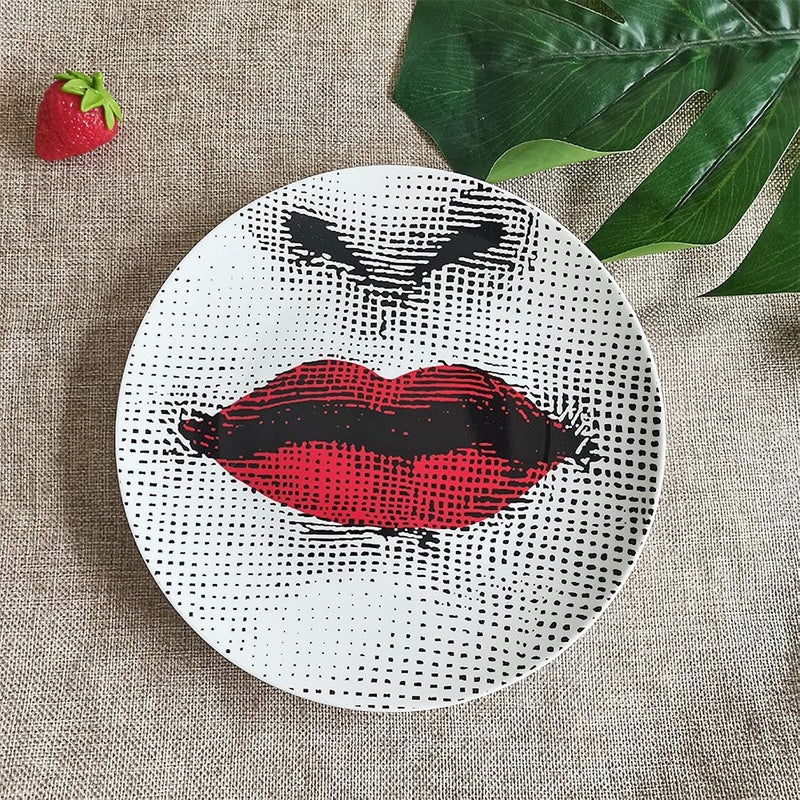 Beccalame Decorative Plates Handmade Ceramic Ornament for Home&Office Wall Decors (with Hanger) (F5) - Image 5