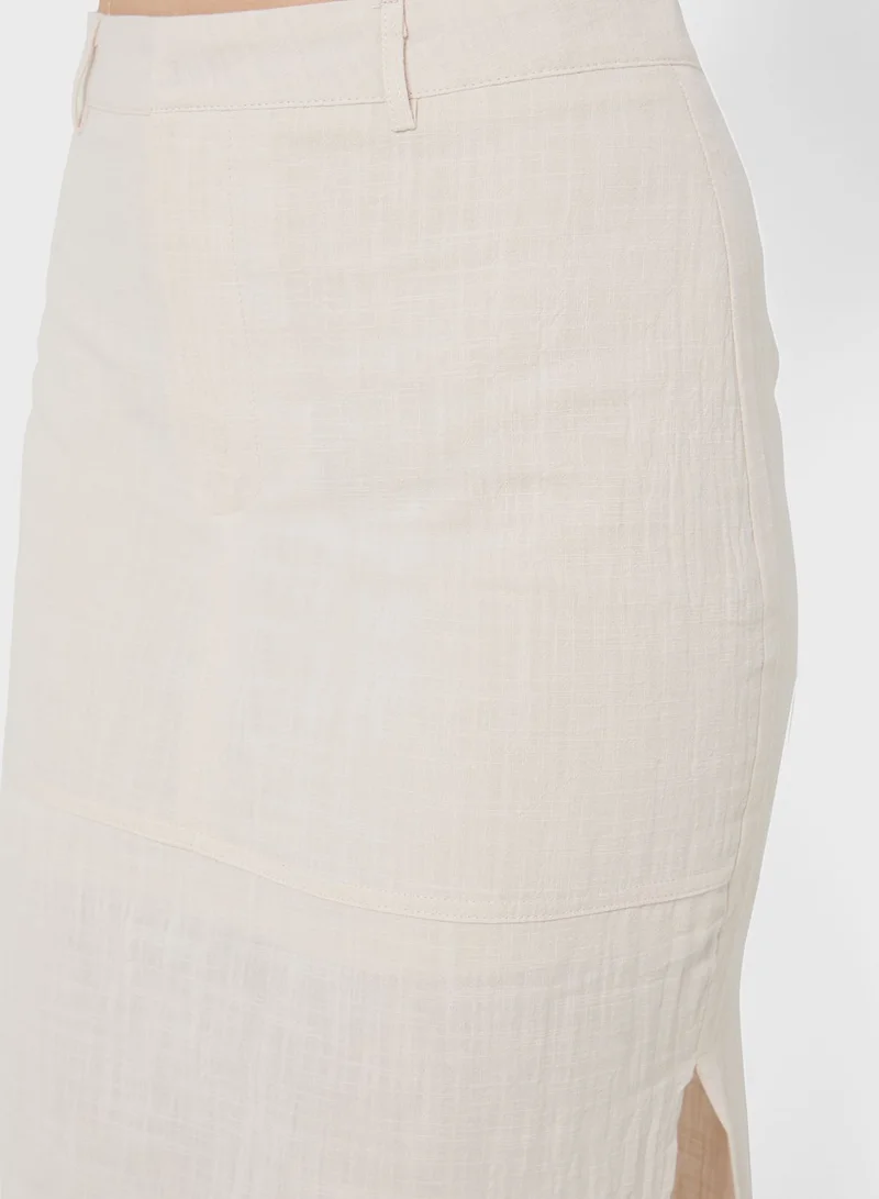 PUBLIC DESIRE High Waist Midi Skirt