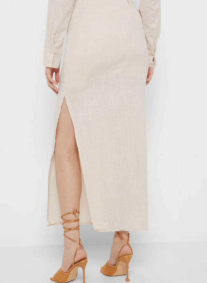 PUBLIC DESIRE High Waist Midi Skirt
