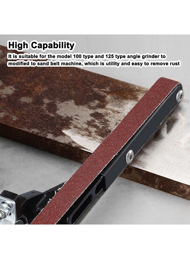 Angle Grinder Modified Sand Belt Machine Woodworking Sand Belt Machine Multipurpose Utility Modification Tool Suitable for Model 100 125 Angle Grinder