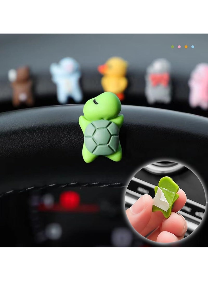 wolpin wolpin Polyvinyl Chloride 6 Pcs Cute Mini Cartoon Car Decor For Car Fantasy Dashboard Interior Decoration Accessories Decorative Showpiece For Bike,Scooty,Mirror  - Image 4