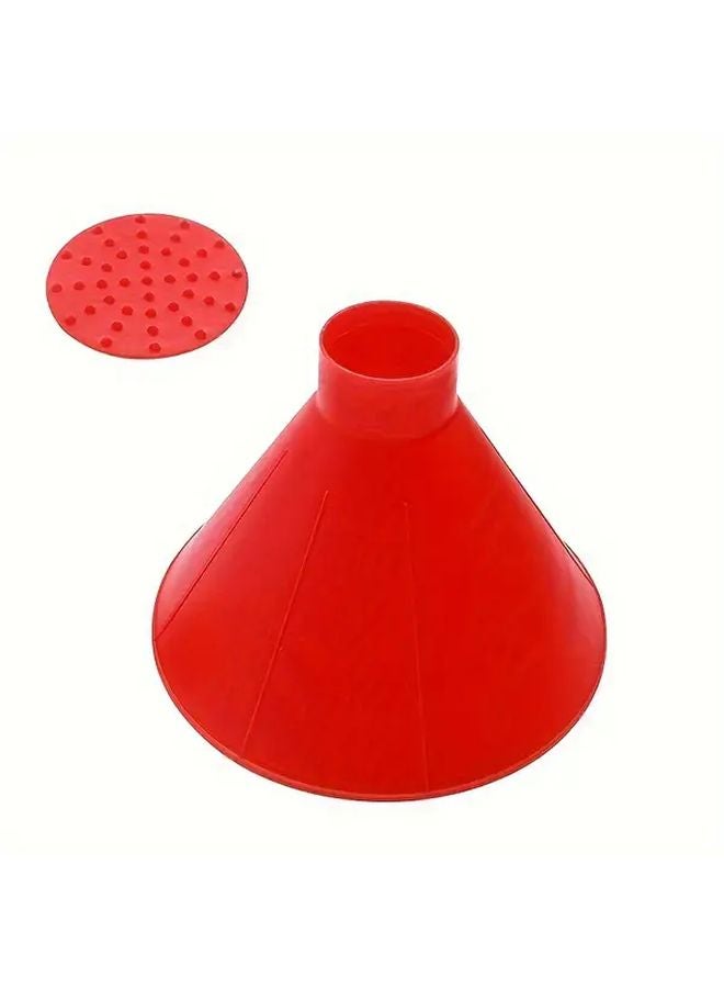 Large Heavy Duty Manual Car Windshield Ice Scraper De Icer Green Portable Winter Wiper - Image 5