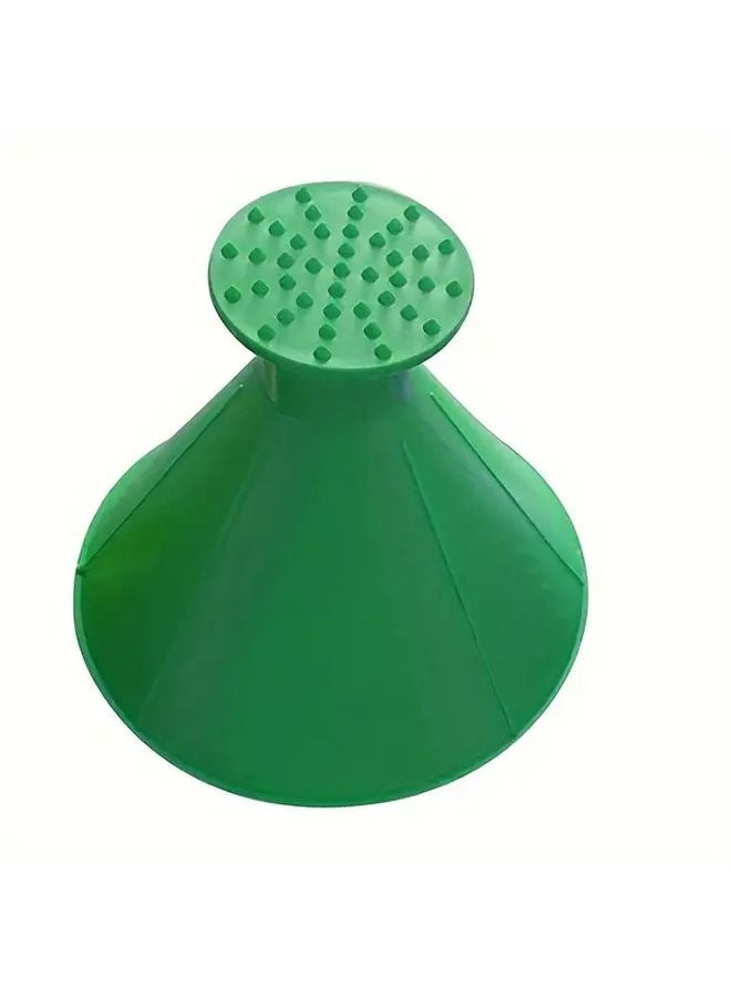 Large Heavy Duty Manual Car Windshield Ice Scraper De Icer Green Portable Winter Wiper - Image 1