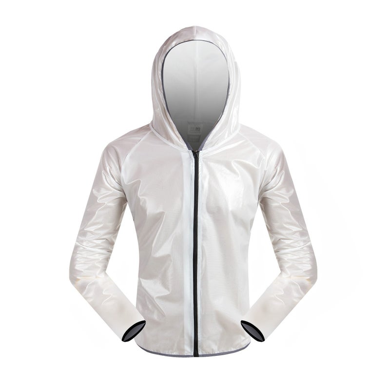 Outdoor Sports Raincoat Reflective Cycling Clothing Windproof And Waterproof Men And Women Hiking And Mountaineering Multi-Functional Breathable And Light Poncho - Image 1