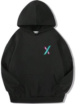 BRZ Collection Unisex Kids Electric X Logo Hoodie Sweat  - Image 2