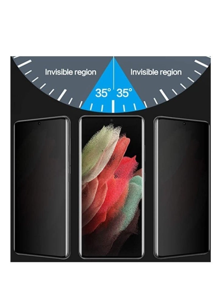 JAJEEK [2 Pack] Privacy Screen Protector Compatible with (for S21 ultra) - Image 2