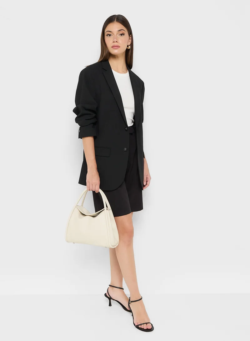 ELLA Top Handle Shoulder Bag with Strap