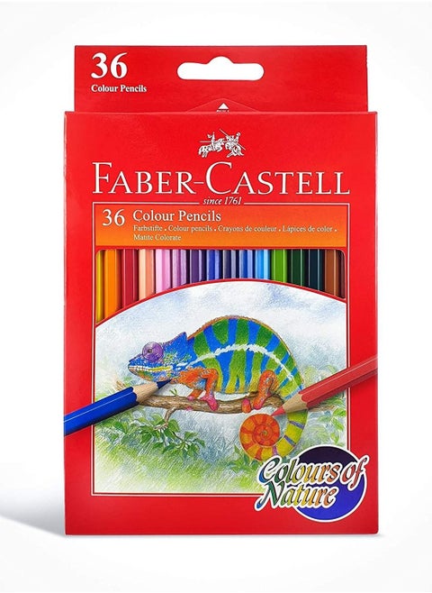 36-Piece Nature Color Pencils Multicolor