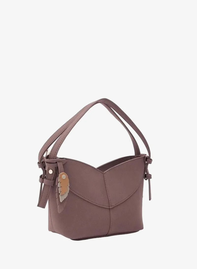Shule Bags  Low Asymmetric Suede Crossbody Bag – Coffee. for Women | Best Price UAE