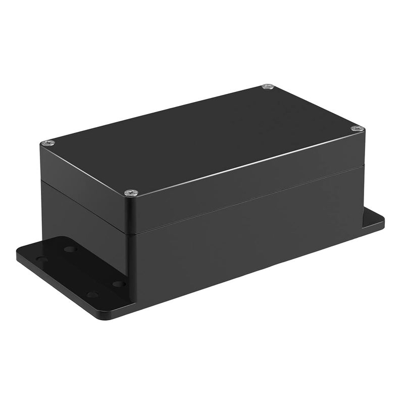 Pinfox Plastic Project Box ABS IP65 Electronic Enclosure Waterproof Junction Box with Fixed Ear 62 x 355 x 23