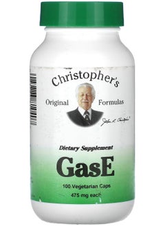 Christopher's Original Formulas GasE, 475 mg, 100 Vegetarian Caps 