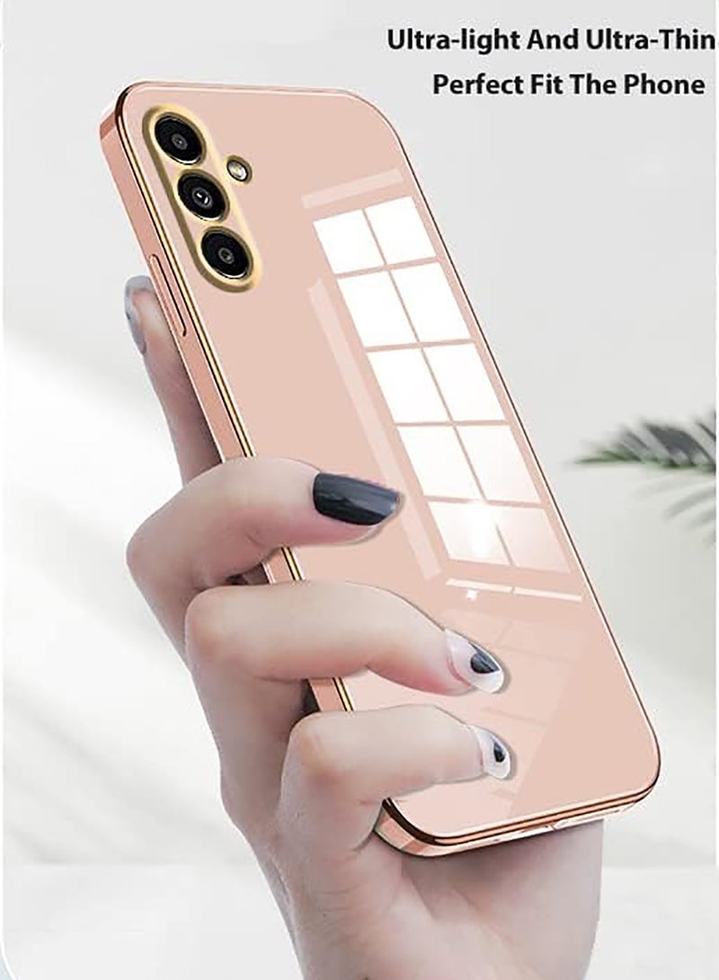 Compatible with VIVO V50 Lite Case Silicone Pink,Plating Phone for VIVO V50 Lite Case Shockproof Thin and Soft Cover (Pink)  - Image 5