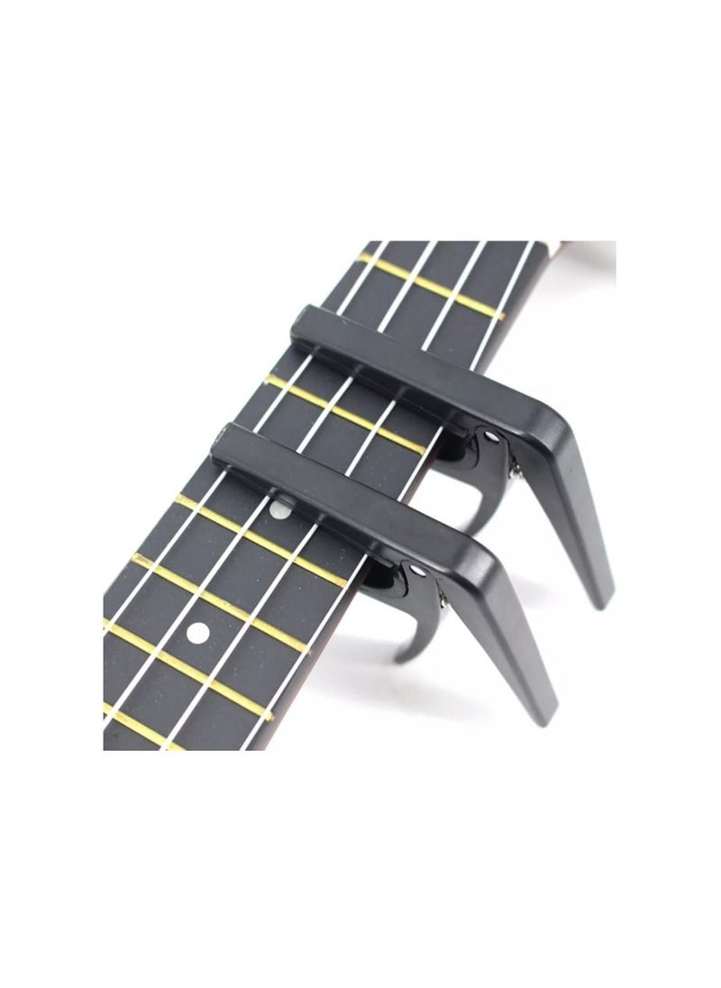 Megarya Mega Combo Offer White Acoustic Guitar with Bag picks Strap,Capo, And Etc  - Image 4
