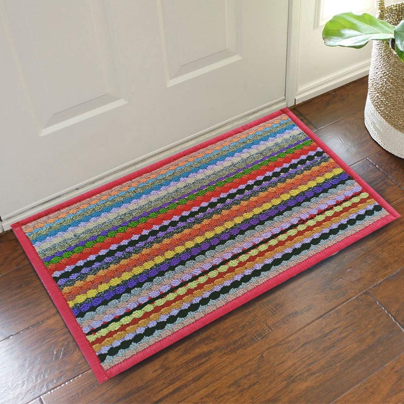 Status Contract Status Polypropylene Home/Living/Lobby/Bathroom/Office Entrance Door Floor Mat with Anti Slip Backing(15x23inch)-Pack of 1 - Image 1