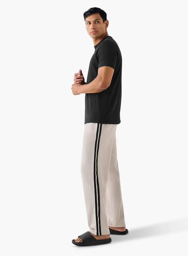 سبلاش فيڤ Striped Pyjama with Drawstring Closure and Pockets
