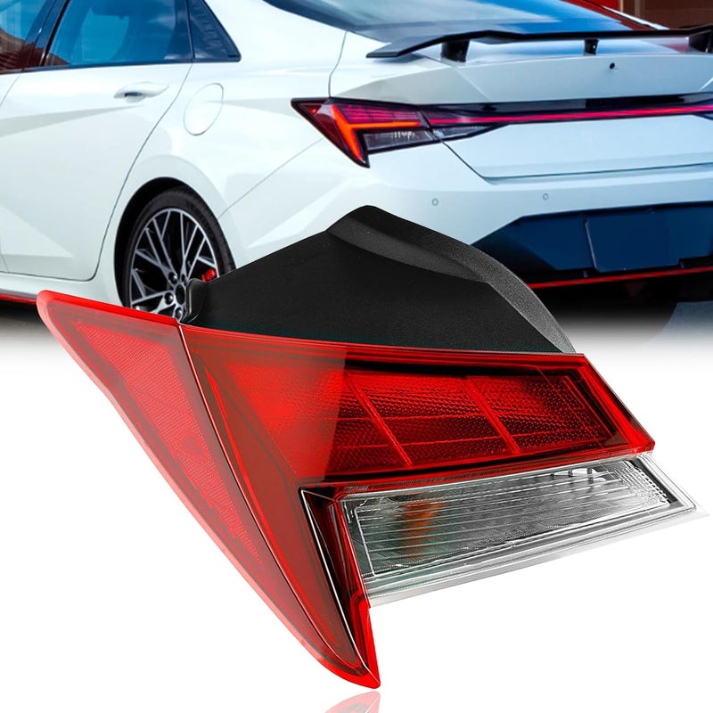 TODO مجموعة ضوء الذيل TODO لهيونداي إيلانتر SESEL 2021 2022 2023 2024 2025 الجانب الأيسر للسائق - Image 1