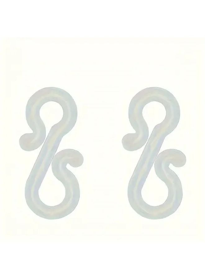 White Easy Install Mini Gutter Hooks For Christmas Lights Durable Weatherproof S Clips Outdoor Decorations 120pcs - Image 4