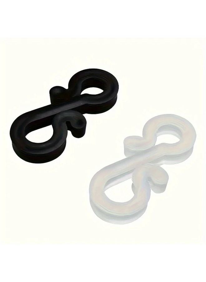 White Easy Install Mini Gutter Hooks For Christmas Lights Durable Weatherproof S Clips Outdoor Decorations 120pcs - Image 5