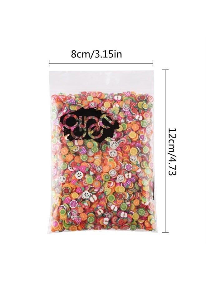 Decora شرائح فواكه مصغرة 3D بحجم 1/4 بوصة عدد 3200 لزينة الطين والفن الأظافر وزينة الوجه - Image 5