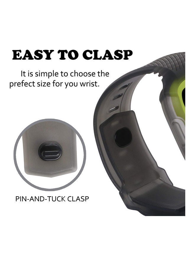 NIBEMINENT Replacement Strap for Fitbit Versa Smart Watch Grey - Image 2