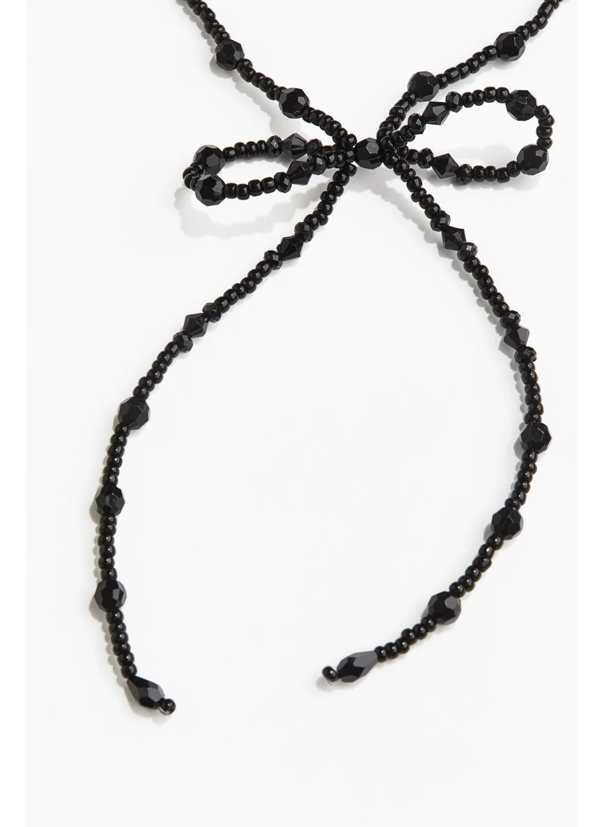 اتش اند ام Bow-Decorated Necklace