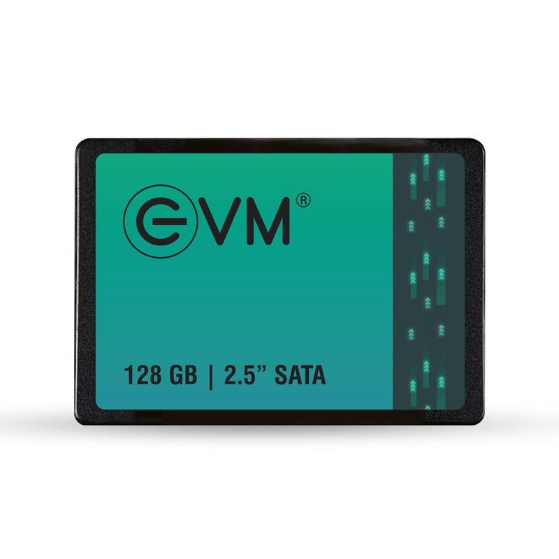 EVM 128GB 2.5-Inch SATA Internal SSD - 550MB/s Read & 500MB/s Write - 5-Year Warranty (EVM25/128GB) - Image 1