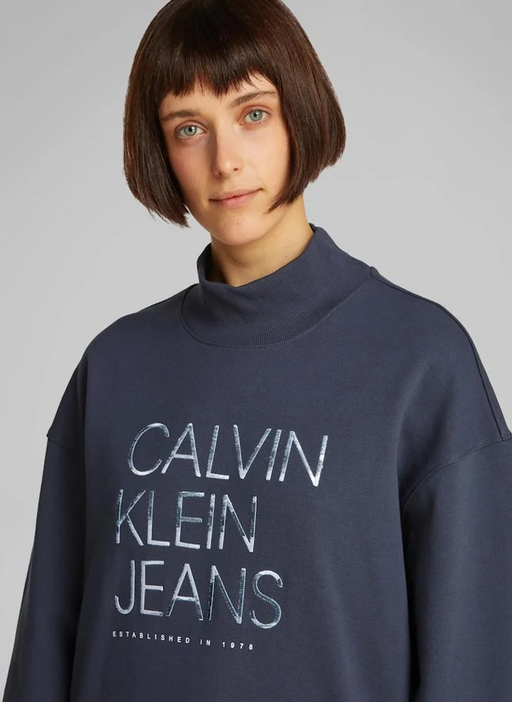 كالفن كلاين جينز Logo Deatil Sweatshirt