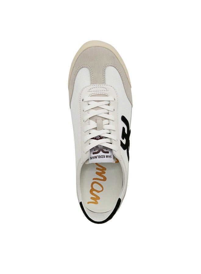 Sam Edelman Women's Ivey Sneaker, Greige/Bright White/Black, 40.5 EU - Image 5