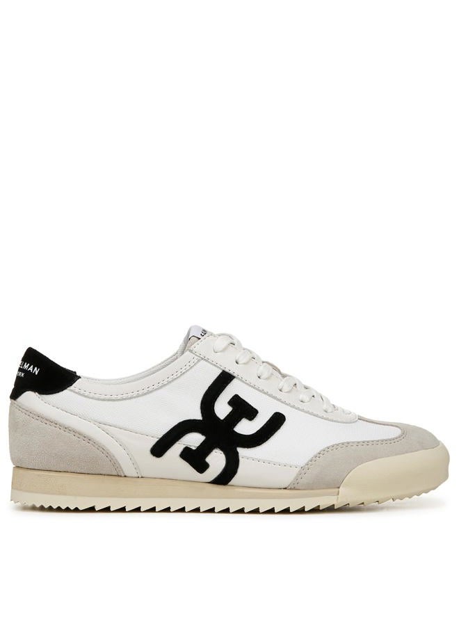 Sam Edelman Women's Ivey Sneaker, Greige/Bright White/Black, 40.5 EU - Image 3
