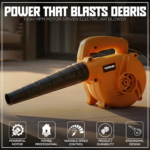 IBELL TOOLS IBELL VORMIR VR EB60-80 800W Air Blower Machine with 16,000 RPM | High Air Flow 2.5 m³/min | Lightweight & Compact Design | Ideal for Cleaning Dust, Leaves, PC, Car, Home & Garden | 6 Months Warranty - Image 3