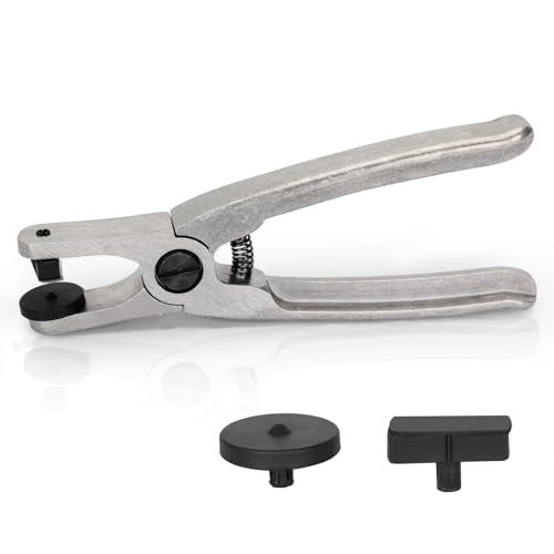 Feikeer Stained Glass Running Pliers for Glass Cutting BO7000 Running Pliers for Glass Cutting Perfect Curves Achieve Deep Internal Curve Cutting Running Plier Designed for Glass Artists 2 Sets Jaw Pads - Image 1
