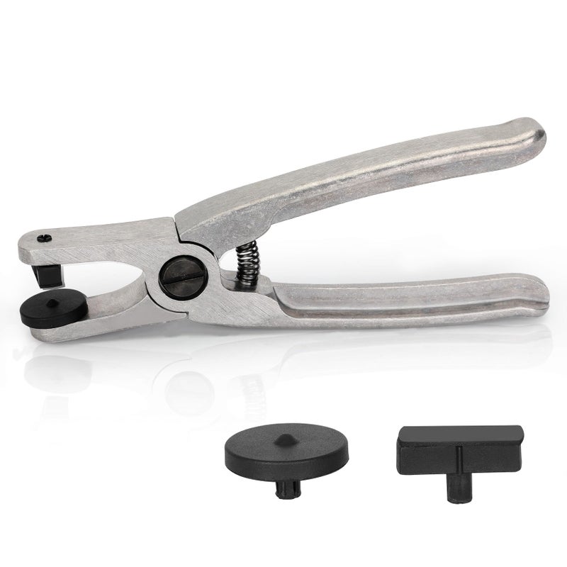 Feikeer Stained Glass Running Pliers for Glass Cutting BO7000 Running Pliers for Glass Cutting Perfect Curves Achieve Deep Internal Curve Cutting Running Plier Designed for Glass Artists 2 Sets Jaw Pads - Image 2