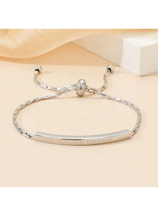Luxuria The Lover Dream bracelet is a fashionable accessory featuring an adjustable "push-pull" design to fit various wrist sizes. - Image 2