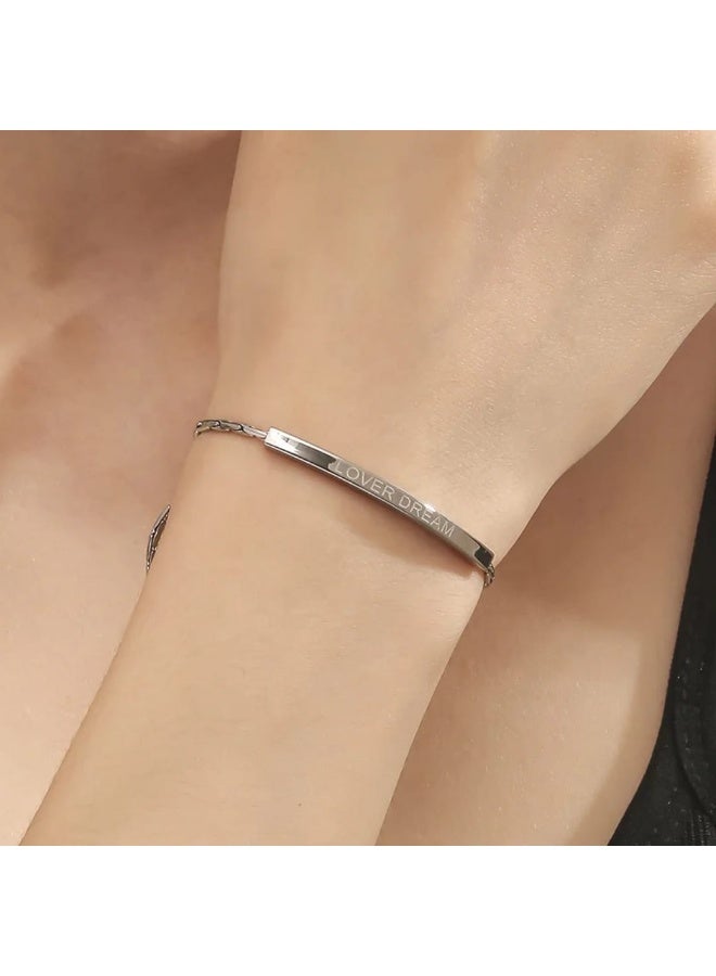 Luxuria The Lover Dream bracelet is a fashionable accessory featuring an adjustable "push-pull" design to fit various wrist sizes. - Image 5