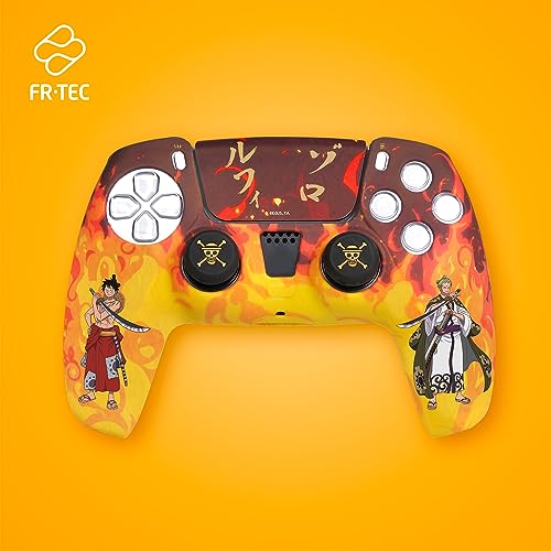 FR-TEC FRTEC ONE Piece Custom Kit Licencia Oficial Silicona Grips Sticker Touchpad para DualSense PS5 One Piece - Image 3