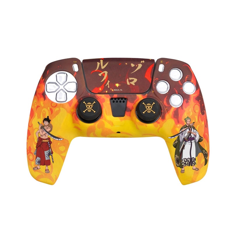 FR-TEC FRTEC ONE Piece Custom Kit Licencia Oficial Silicona Grips Sticker Touchpad para DualSense PS5 One Piece - Image 2