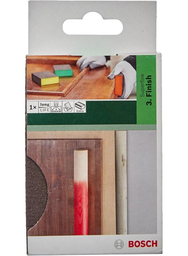 Bosch 2609256348 Diy Contour Sanding Sponge Very Fine Thread 180 - Image 3